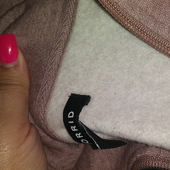 Plus Torrid 4. Zip jacket. pinkish. New with out tags. - Picture 6 of 7